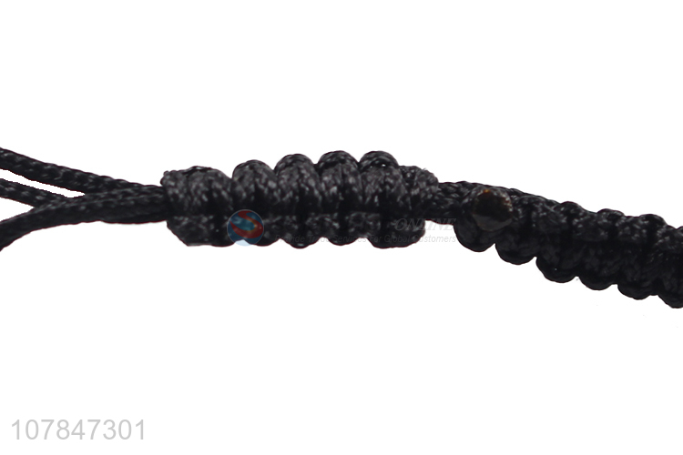 Best selling black hand woven bracelet jewelry for gifts