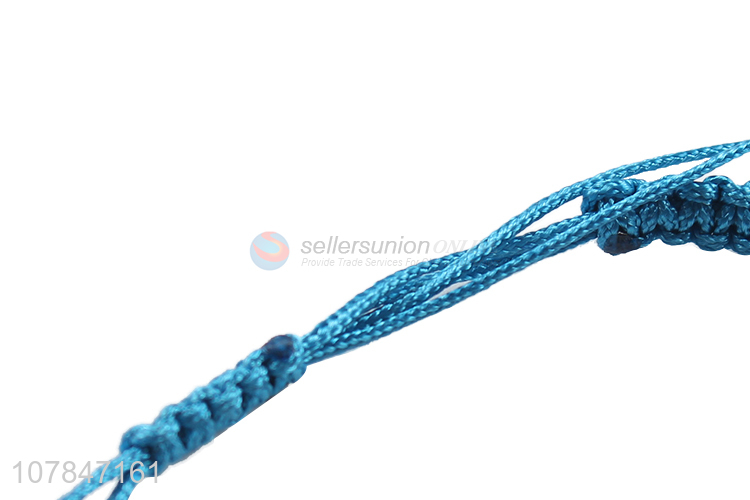 Best price blue handmade friendship bracelet for jewelry