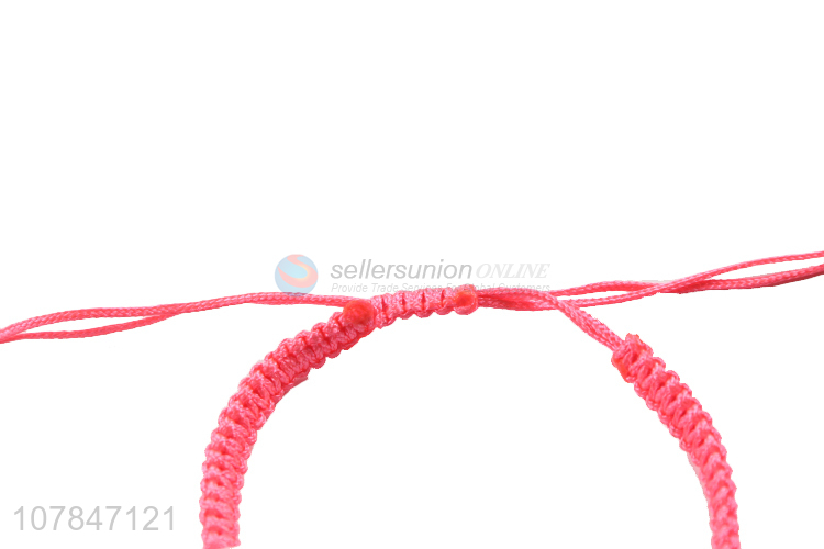 Best sale pink handmade friendship bracelet wholesale