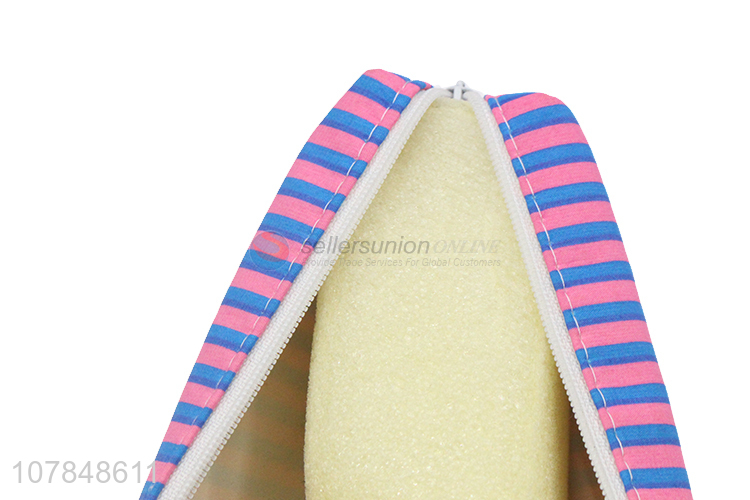 Wholesale from china stripe multicolor students pencil case