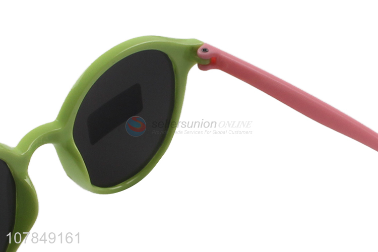 Cartoon Mouse Green Frame Sunglass Cute Sun Glasses