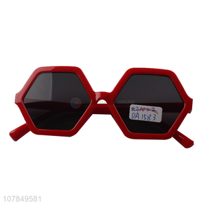 Hot Sale Fashion Hexagonal Sunglasses Popular Adults Eyewear