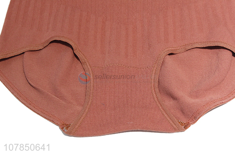 Yiwu wholesale brown high waist seamless panties