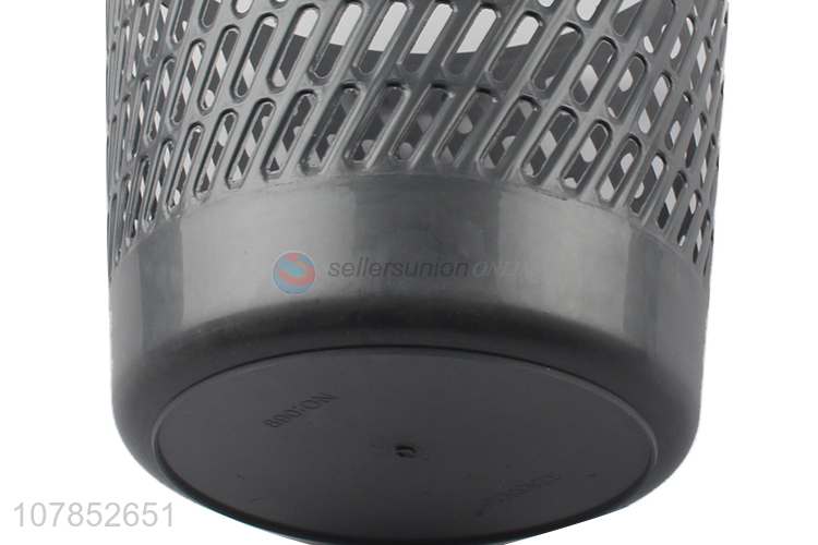 Good selling black durable pp hollow rubbish bin wholesale