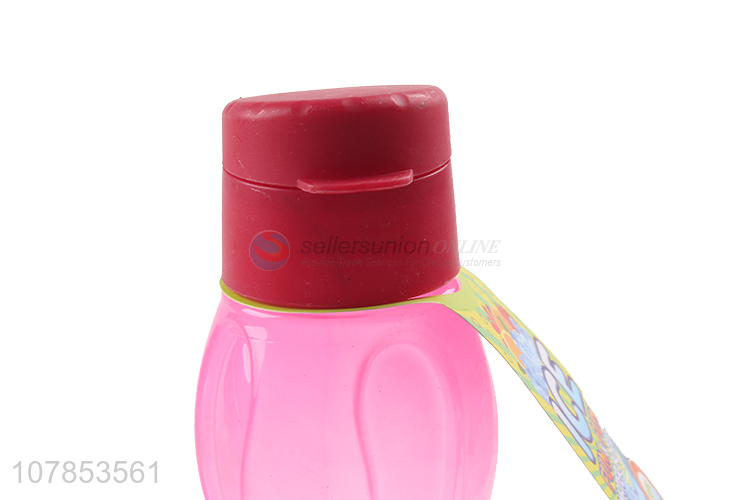 Factory wholesale pink plastic bottle portable drinking cup