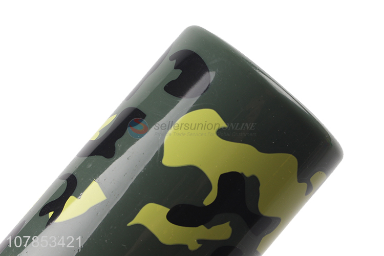 Yiwu wholesale camouflage opaque plastic drinking cup