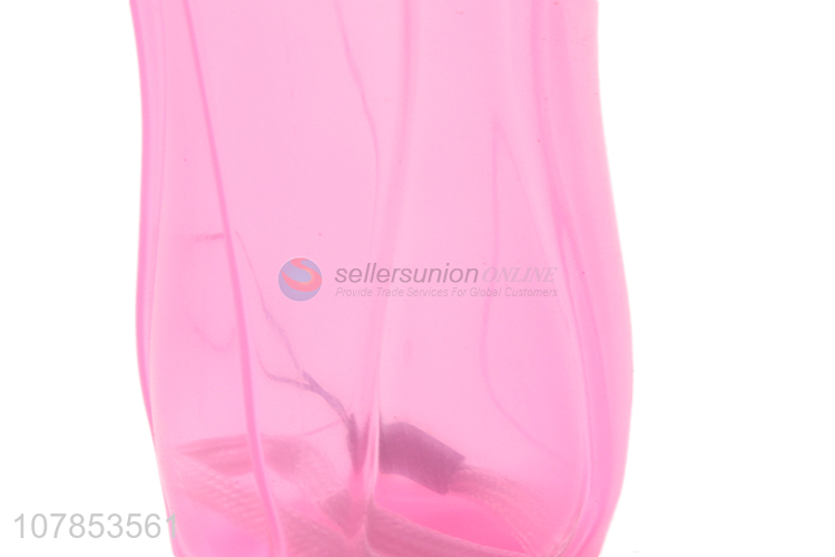 Factory wholesale pink plastic bottle portable drinking cup