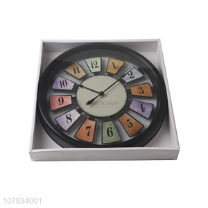 Wholesale creative American style retro wall clock for decoration