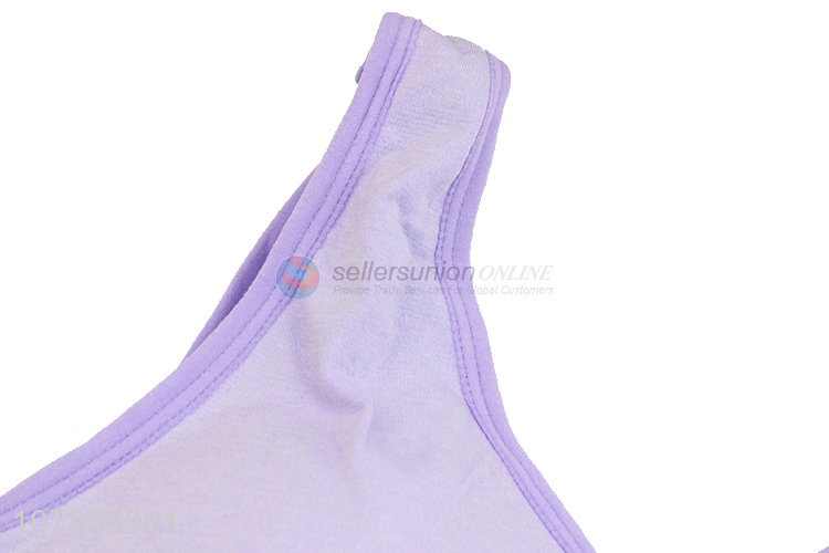 Fashion products purple breathable yoga sports bra underwear