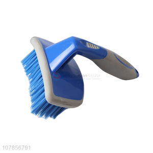 Private label multi-use anti-skid handle car tyre cleaning brush