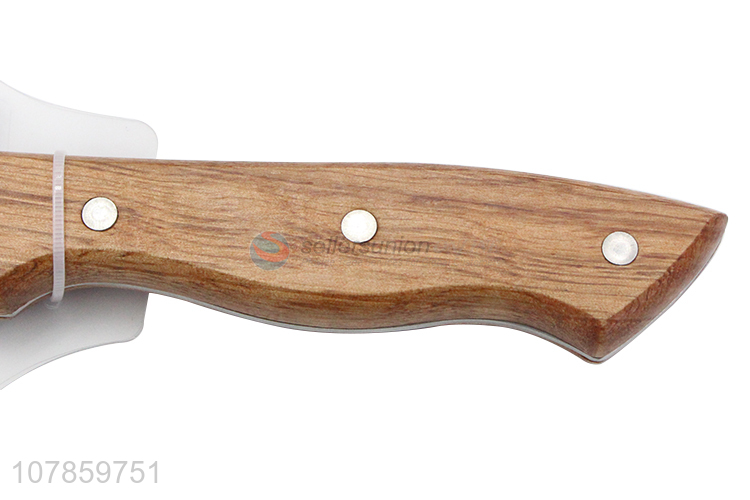 High quality stainless steel bone digging knife with wooden handle