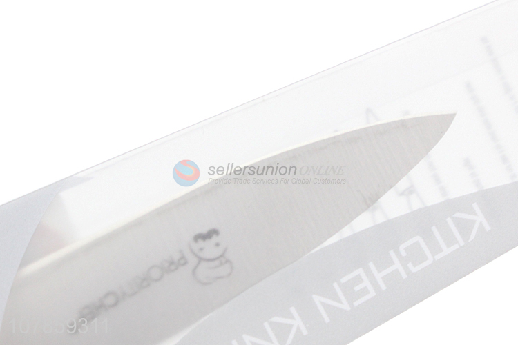 Factory direct sale silver fruit knife stainless steel peel knife