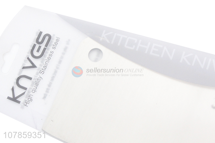 Yiwu wholesale silver stainless steel household kitchen knife