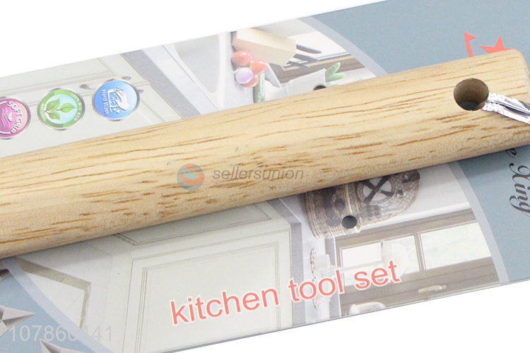 Hot selling long handle three-hole shovel household food grade kitchenware