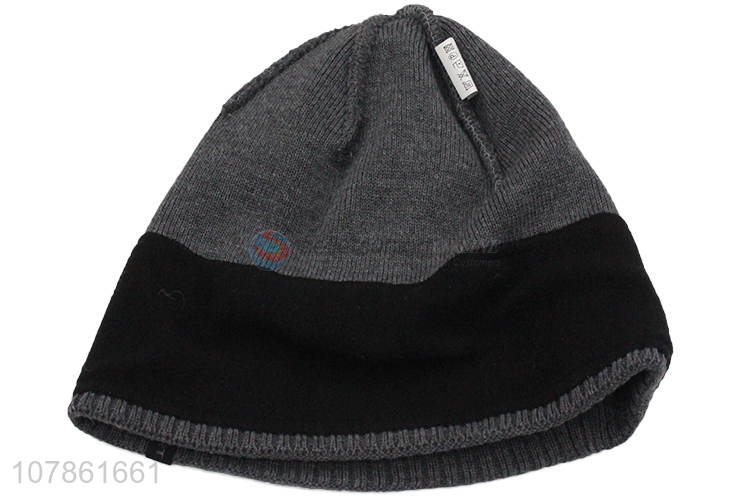 Good selling fashion winter beanie cap knitted hat wholesale