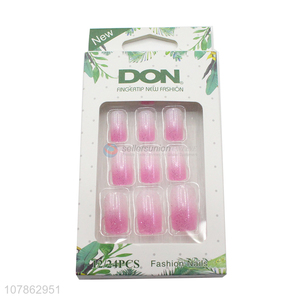 Delicate Design Full Cover Nail Tips Colored Nail Tips