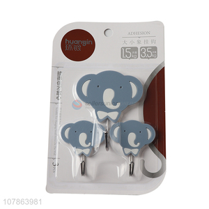 Good quality cartoon elephant wall hook kitchen bathroom hooks