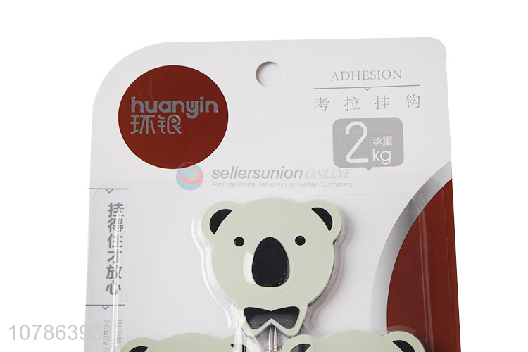 Low price cartoon koala seamless wall hooks key hangers