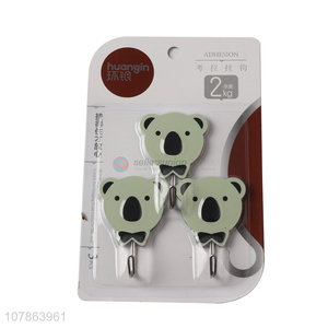 Low price cartoon koala seamless wall hooks key hangers