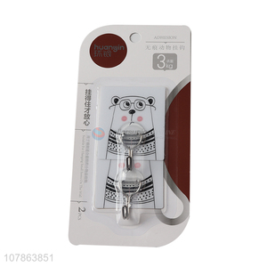 China manufacturer punch free cartoon towel hook sticky hook