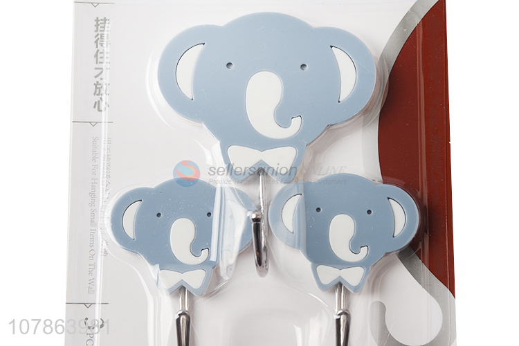 Good quality cartoon elephant wall hook kitchen bathroom hooks