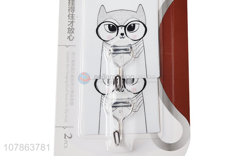 Online wholesale cartoon printing wall hooks sticky hooks