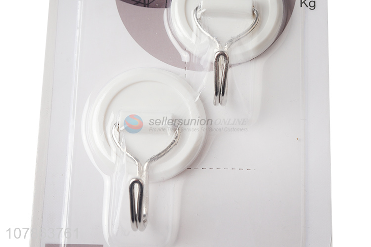 New arrival kitchen bathroom sticky hooks round wall hooks