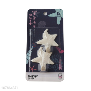 Good quality multi-function sticky hook starfish shape wall hook