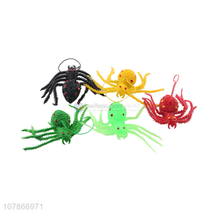 China factory tpr spider model animal toys for gifts wholesale