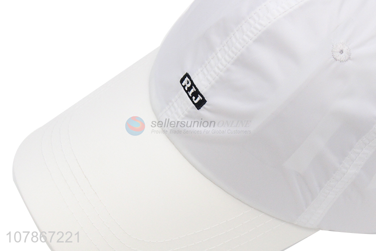 China export white cap sports quick-drying baseball cap for women