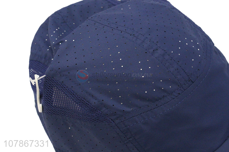 New design dark blue cap summer breathable baseball cap