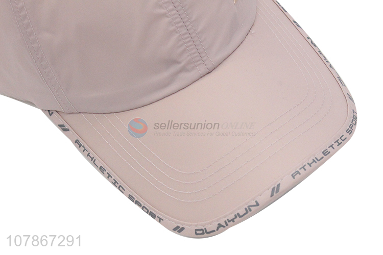 China export pink sun hat outdoor sunscreen baseball cap for women