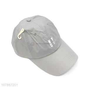 Factory direct sale grey peaked cap creative sports baseball cap