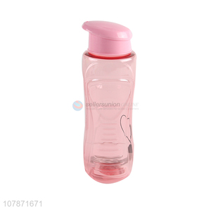 Low price durable plastic water bottle for travel and sports