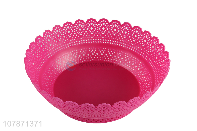 Hot selling trendy hollowed out fruit plate for home decoration