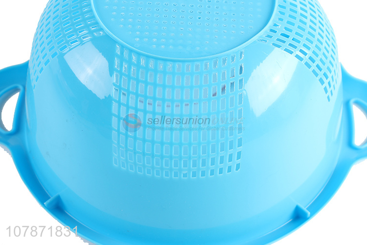 Wholesale kitchen accessories plastic vegetable fruit rice washing basket