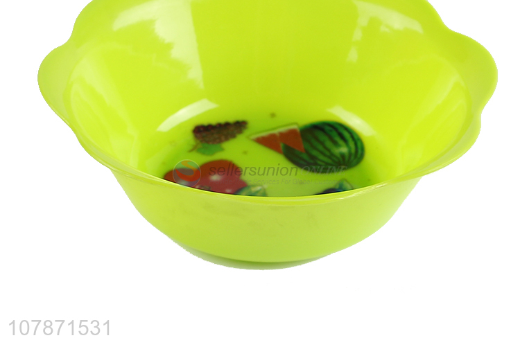 Low price small plastic fruit plate snacks plate wholesale