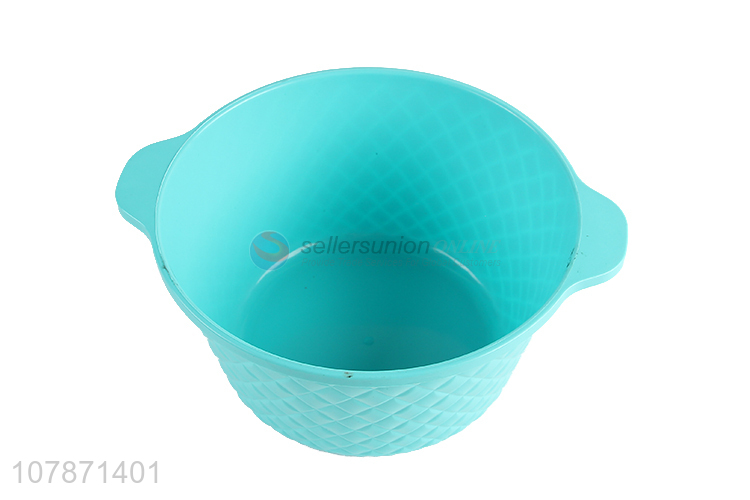 Wholesale cheap kitchen tableware plastic soup bowl with lid