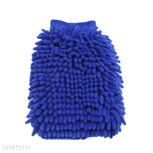 Custom Vehicle Cleaning Washing Microfiber Chenille Mitt Glove