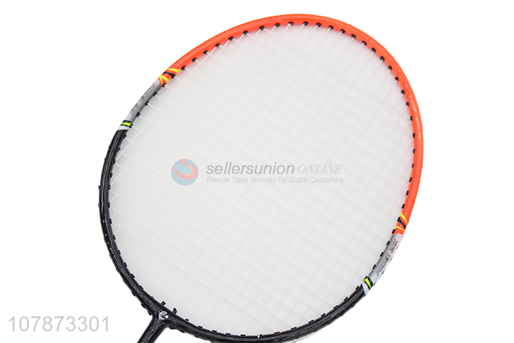 Factory price durable good elastic badminton racket set