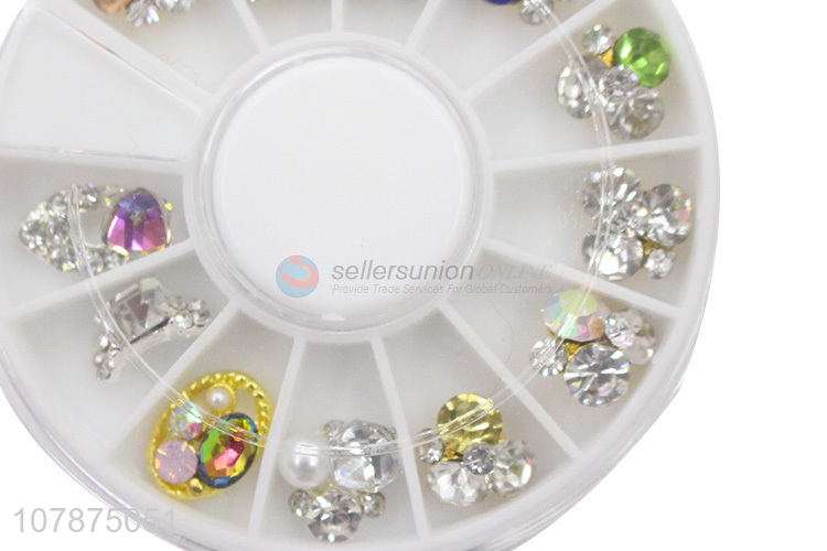 China Wholesale Multicolor Flat Bottom Rhinestone Nail Sticker Rhinestone