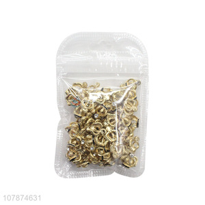 Good Quality Golden Crown Nail Sticker Rhinestone Nail Art Jewelry