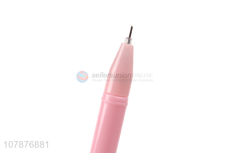 Good wholesale price pink plastic writing ballpoint pen