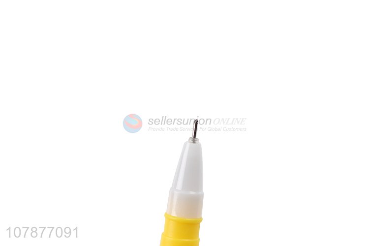 Factory wholesale yellow creative corn style writing pen for students