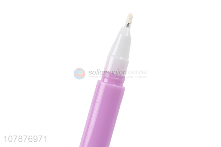 Good price purple pen cartoon dinosaur plastic ballpoint pen