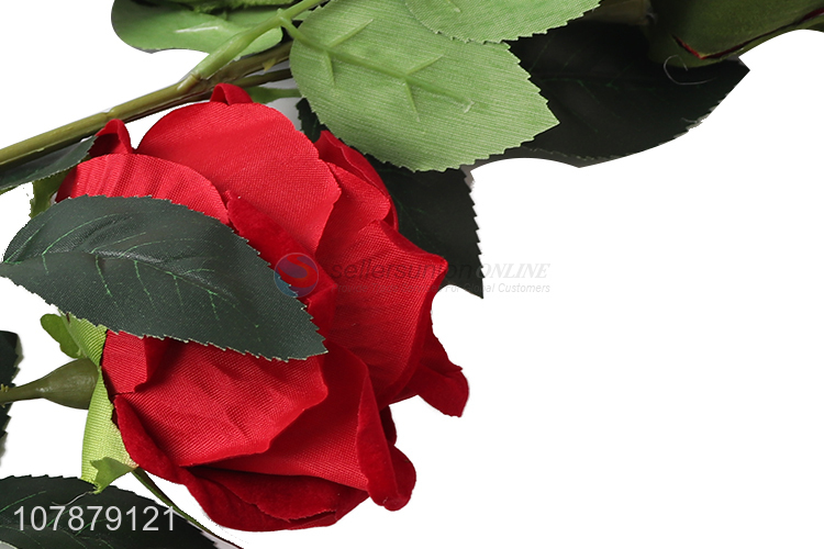 Good selling 3heads rose artificial flowers for gift box