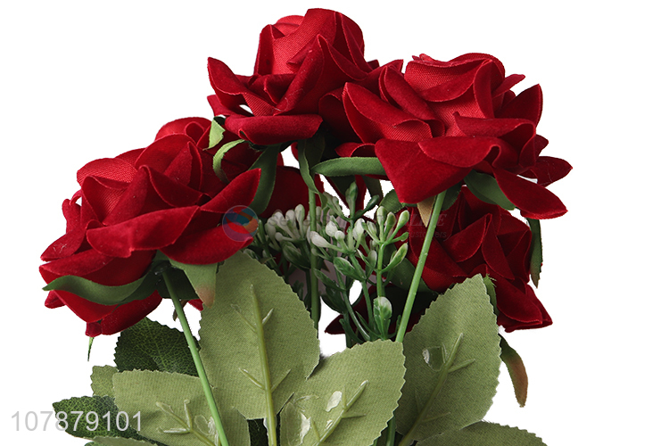 China factory natural rose artificial flowers for wedding