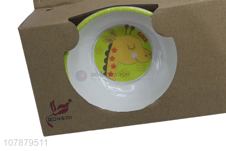 Good quality eco-friendly food grade kids melamine dinnerware set