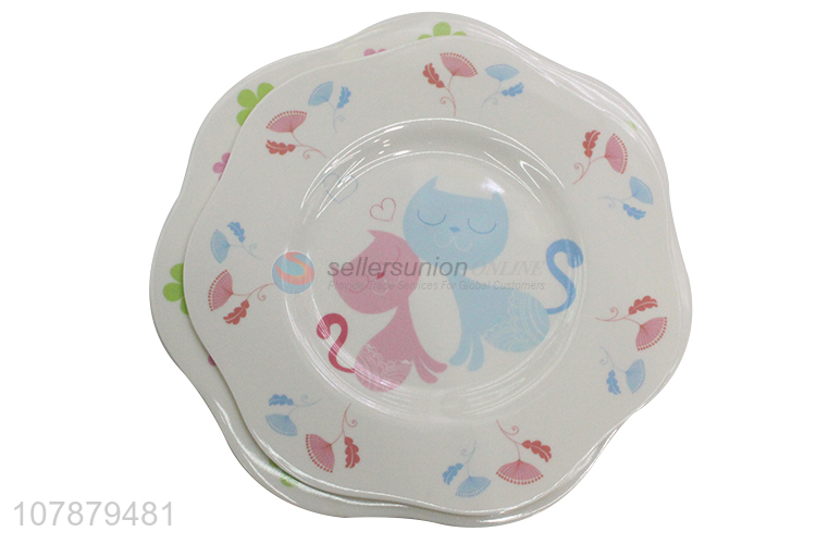 New arrival children melamine dinnerware set bowl spoon fork cup