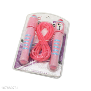 Good quality fashionable girls pvc <em>skipping</em> <em>rope</em> with counter